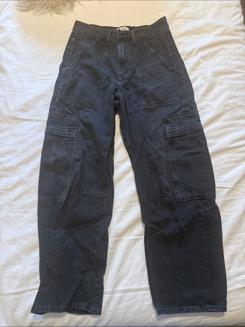 Citizens of Humanity Marcelle Cargo pant, washed black